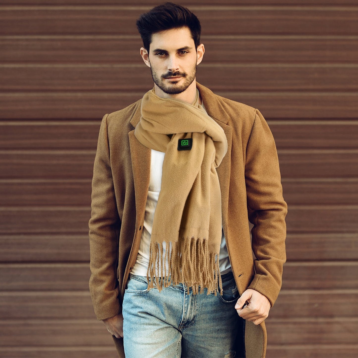 Heated Scarf Pro™ – USB Electric Heated Scarf with 3 Heat Settings & Ultra-Soft Fabric